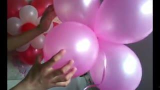 学折气球视频,跟随视频教程轻松折出缤纷气球世界